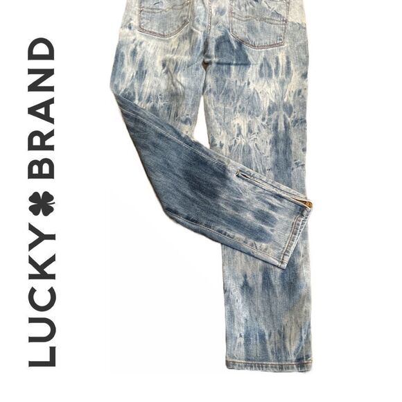 Lucky Brand Women’s‎ Tie-Dye Zipper Ankle Zoe Skinny - Size 4/27 - Picture 4 of 4